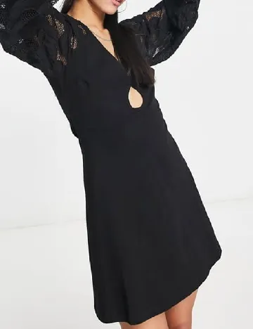 Rochie scurta ASOS, negru Negru