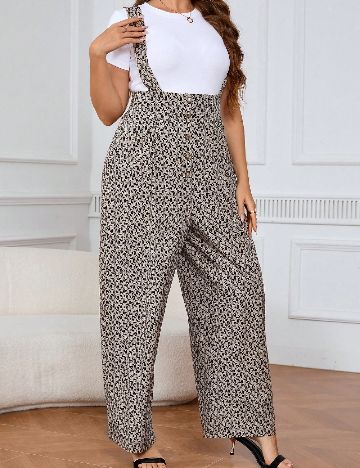 Salopeta SHEIN CURVE, maro