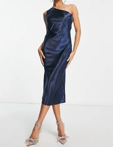 Rochie medie Lola May, bleumarin Albastru