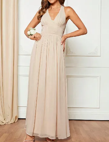 Rochie lunga SHEIN, crem Crem