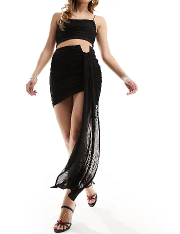 Fusta ASOS, negru Negru