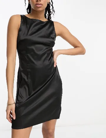 Rochie scurta Urban Threads, negru Negru