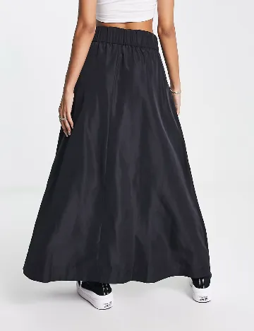 Fusta Monki, negru Negru