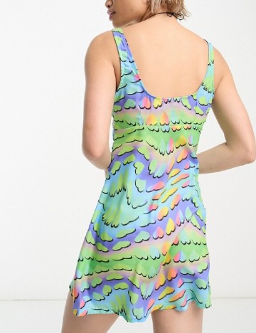 Rochie COLLUSION, mix culori