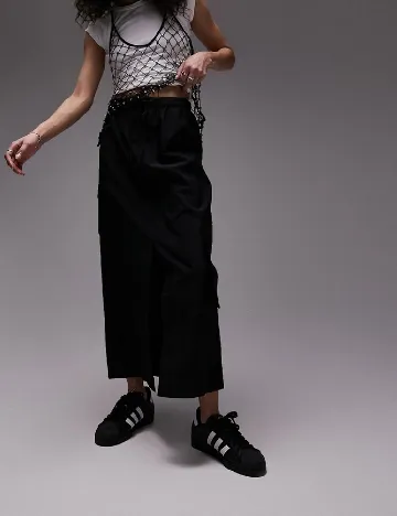 Fusta Top Shop, negru Negru
