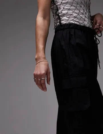 Fusta Top Shop, negru Negru