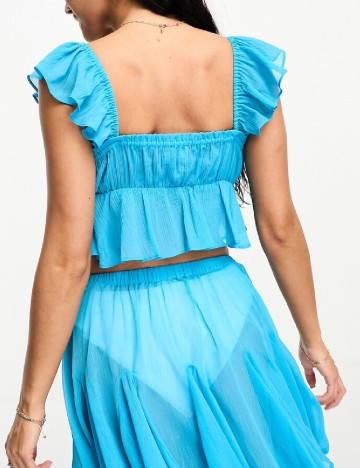 Top ASOS, albastru