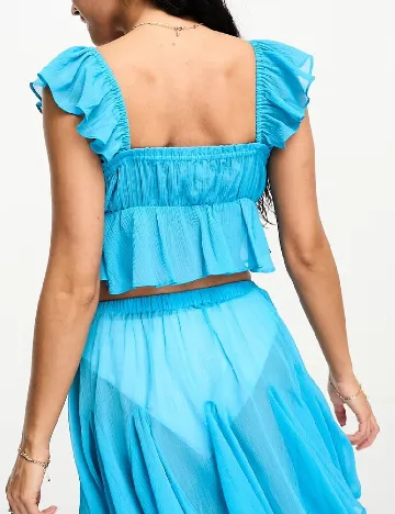 Top ASOS, albastru Albastru