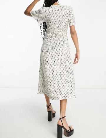 Rochie medie & other stories, alb Alb