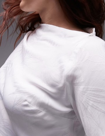 Bluza Top Shop Plus Size, alb