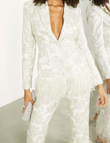Pantaloni ASOS, ecru