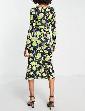 Rochie medie ASOS, floral print