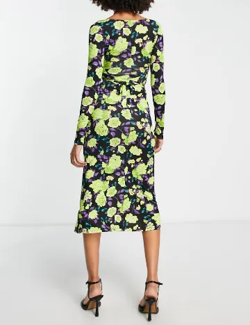 Rochie medie ASOS, floral print Floral print