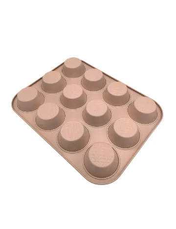 Tava pentru briose Green Chef, roz Roz