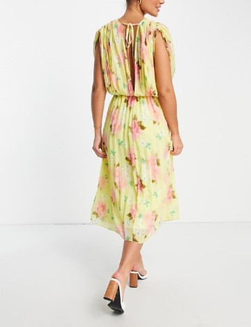 Rochie medie ASOS, galben