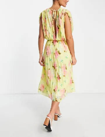 Rochie medie ASOS, galben Galben