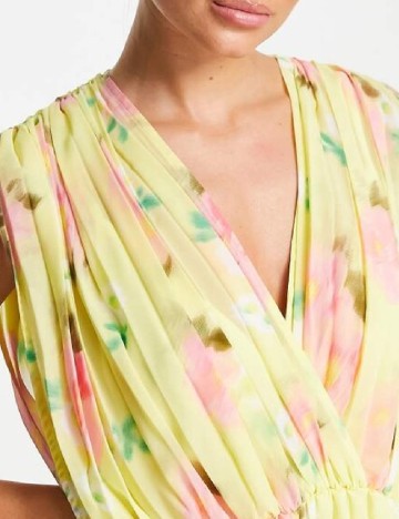 Rochie medie ASOS, galben