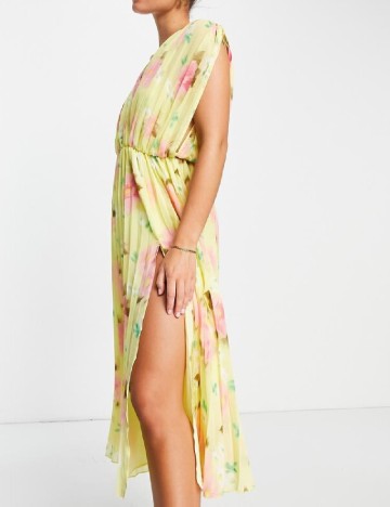 Rochie medie ASOS, galben