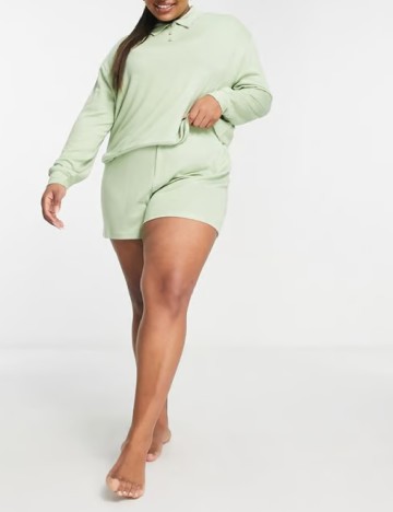 Pijama ASOS Curve, verde