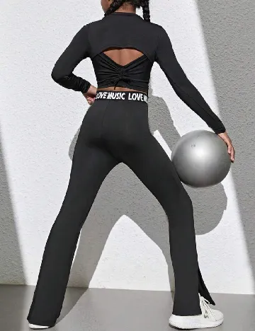 Top Shein Kids, negru