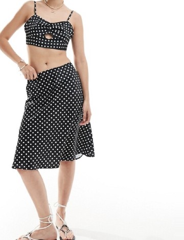 Fusta ASOS, negru