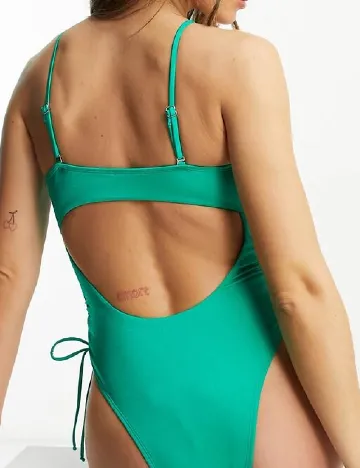 Costum de baie FREE SOCIETY, verde Verde