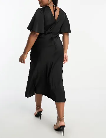 Rochie medie ASOS Curve, negru Negru