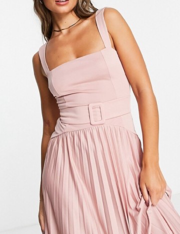Rochie lunga ASOS, roz