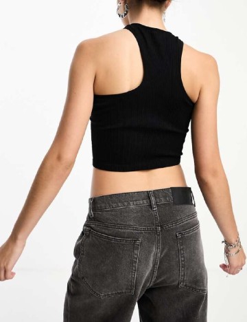 Set topuri Bershka, negru/gri