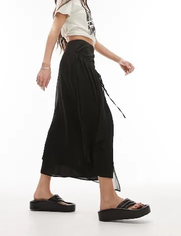 Fusta Top Shop, negru Negru