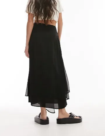 Fusta Top Shop, negru Negru