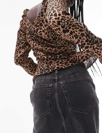 Bluza Top Shop, animal print Animal print