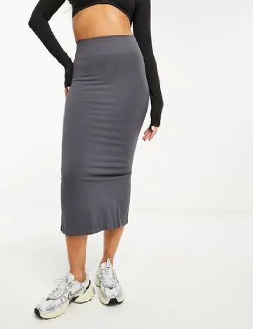 Fusta ASOS, gri Gri
