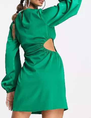 Rochie scurta Lola May, verde Verde