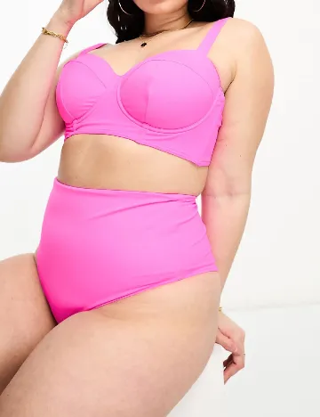 Sutien ASOS Curve, roz Roz