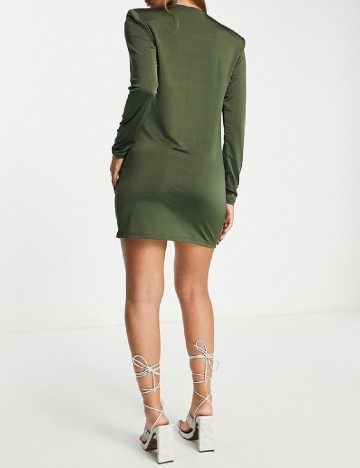 Rochie scurta ASOS, verde inchis