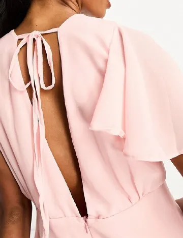 Rochie lunga TFNC London, roz Roz