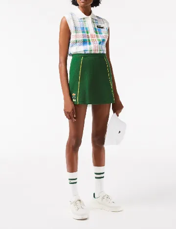 Fusta Lacoste, verde Verde
