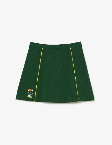 Fusta Lacoste, verde Verde