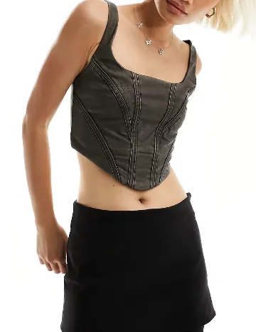 Top Stradivarius, gri Gri