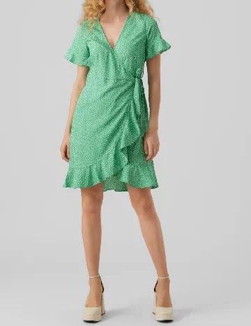 Rochie scurta Vero Moda, verde Verde