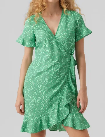 Rochie scurta Vero Moda, verde Verde