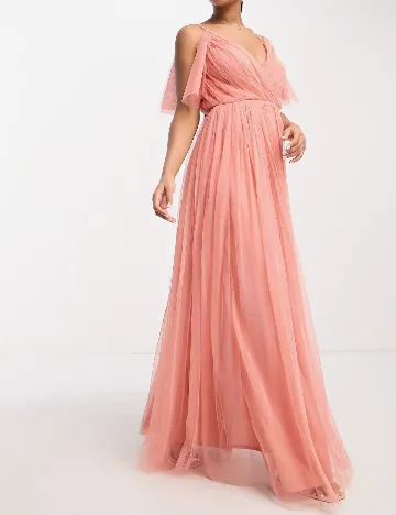 Rochie lunga Anaya with love, roz Roz