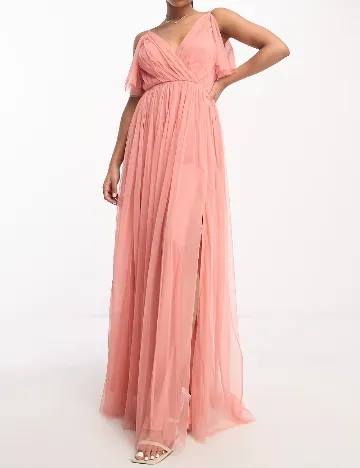 Rochie lunga Anaya with love, roz Roz