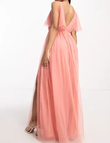 Rochie lunga Anaya with love, roz Roz