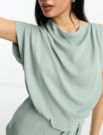 Rochie scurta ASOS, verde Verde