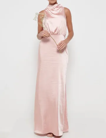 Rochie lunga Pretty Lavish, roz Roz