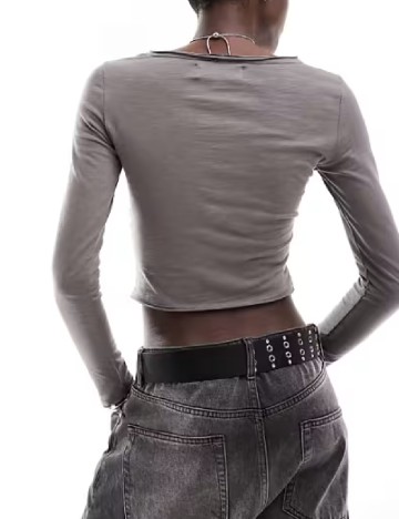 Bluza Stradivarius Teen, gri