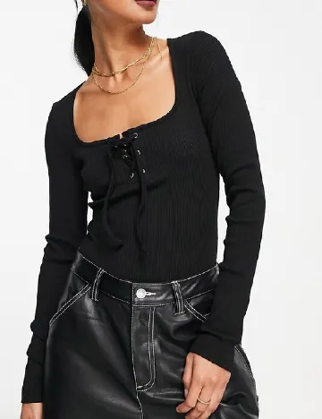 Body ASOS, negru Negru