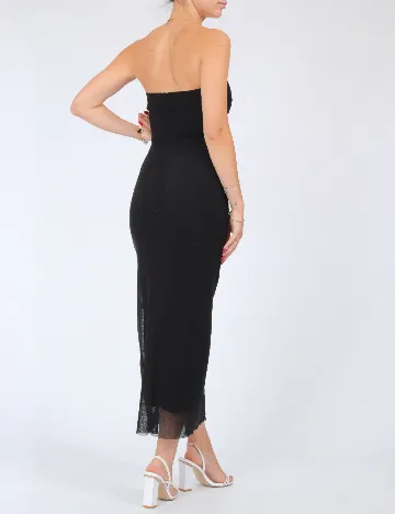 Rochie medie Stradivarius, negru Negru